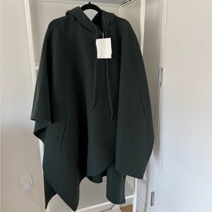 The Row Rainette Coat in Dark Forest Green XS/S
